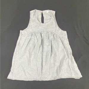 James Perse Los Angeles Girl Gray Linen Dress Size 1